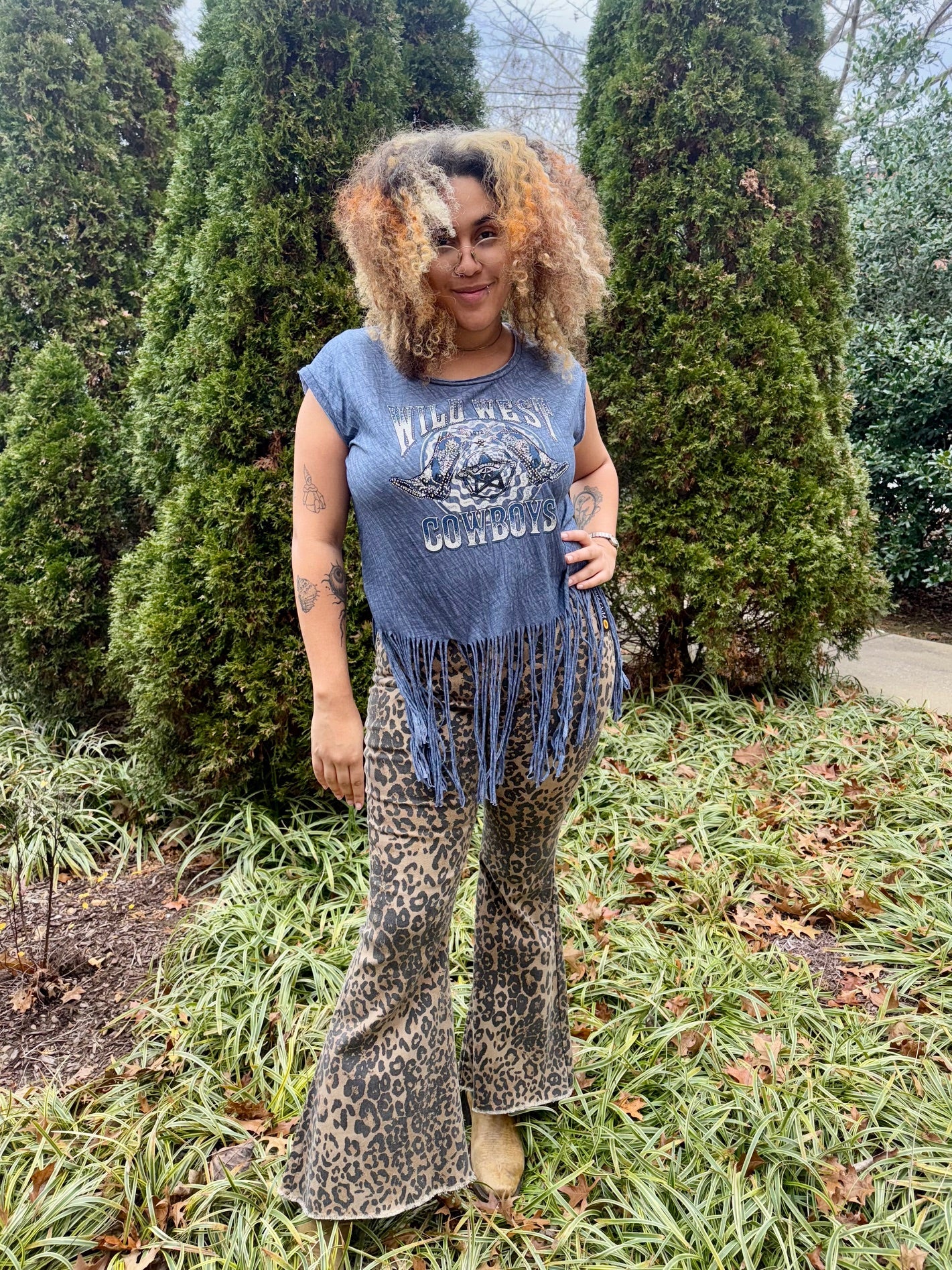 Wild West Fringe Tee