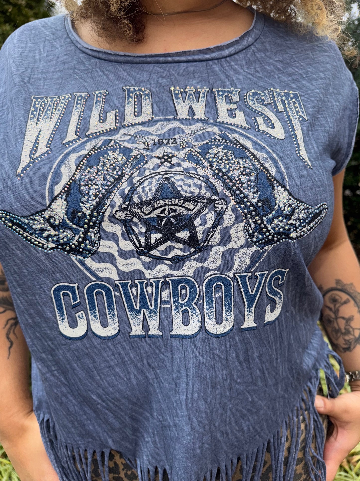 Wild West Fringe Tee