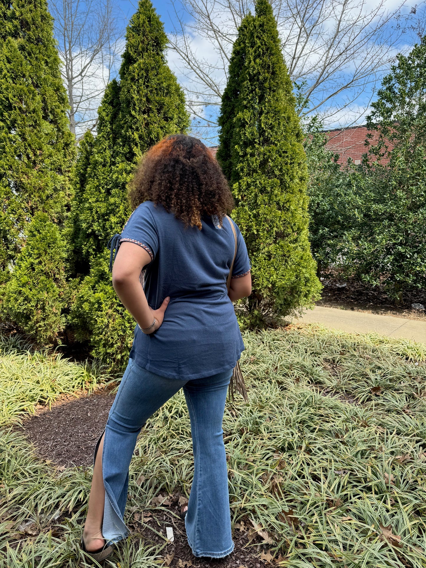 JB Peek a Boot Slit Flare