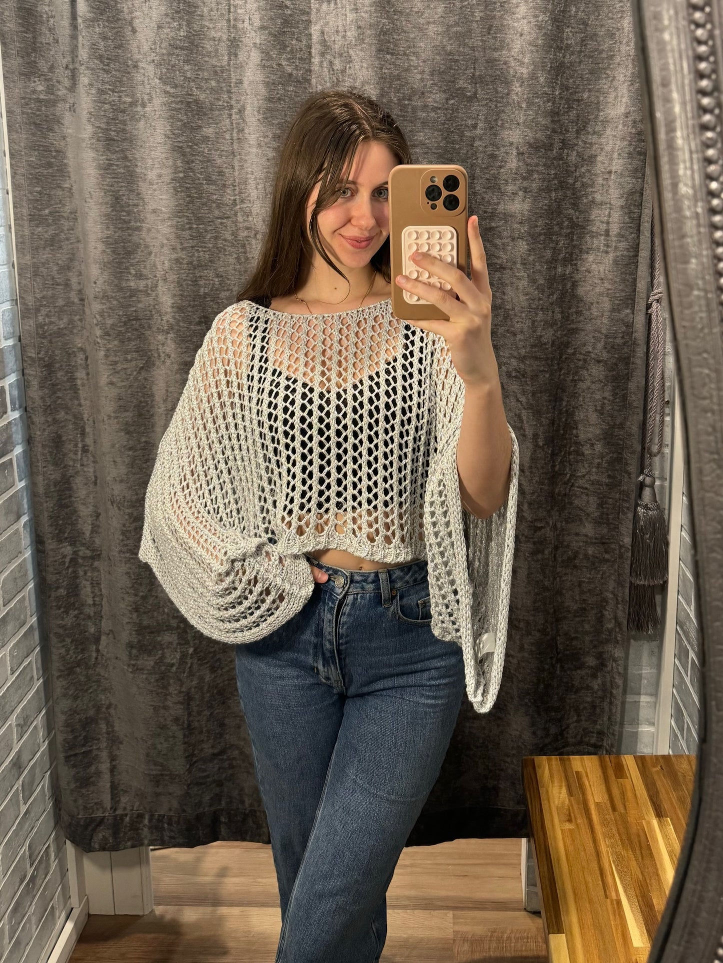 Universal Silver Tinsel Sweater