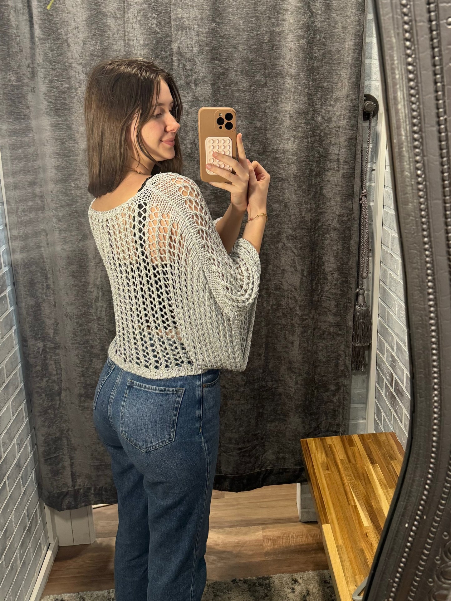 Universal Silver Tinsel Sweater