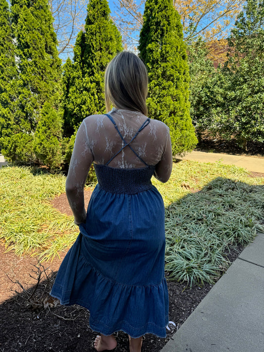 Trellis Vines Lace Top