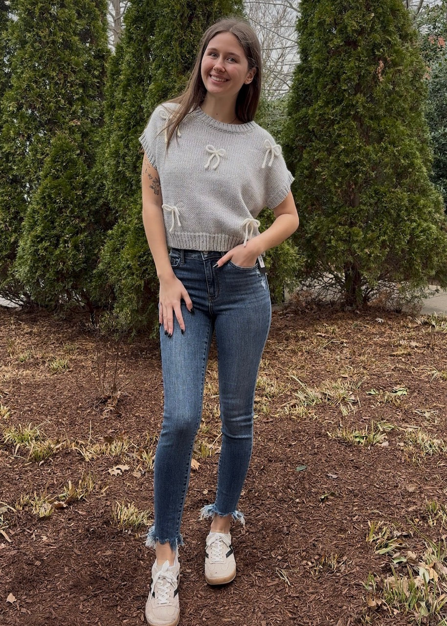 Bow It Up Knit Tee