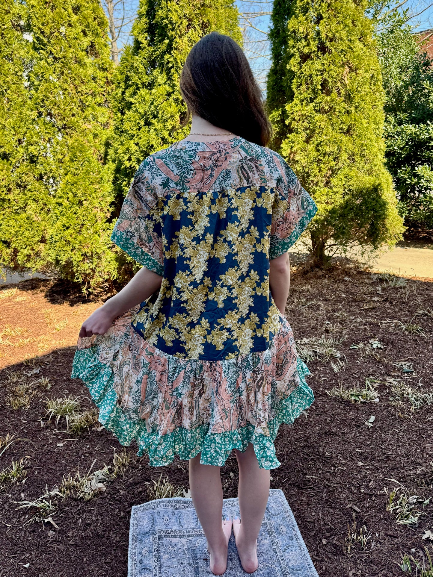 Peachy Keen Springtime Dress