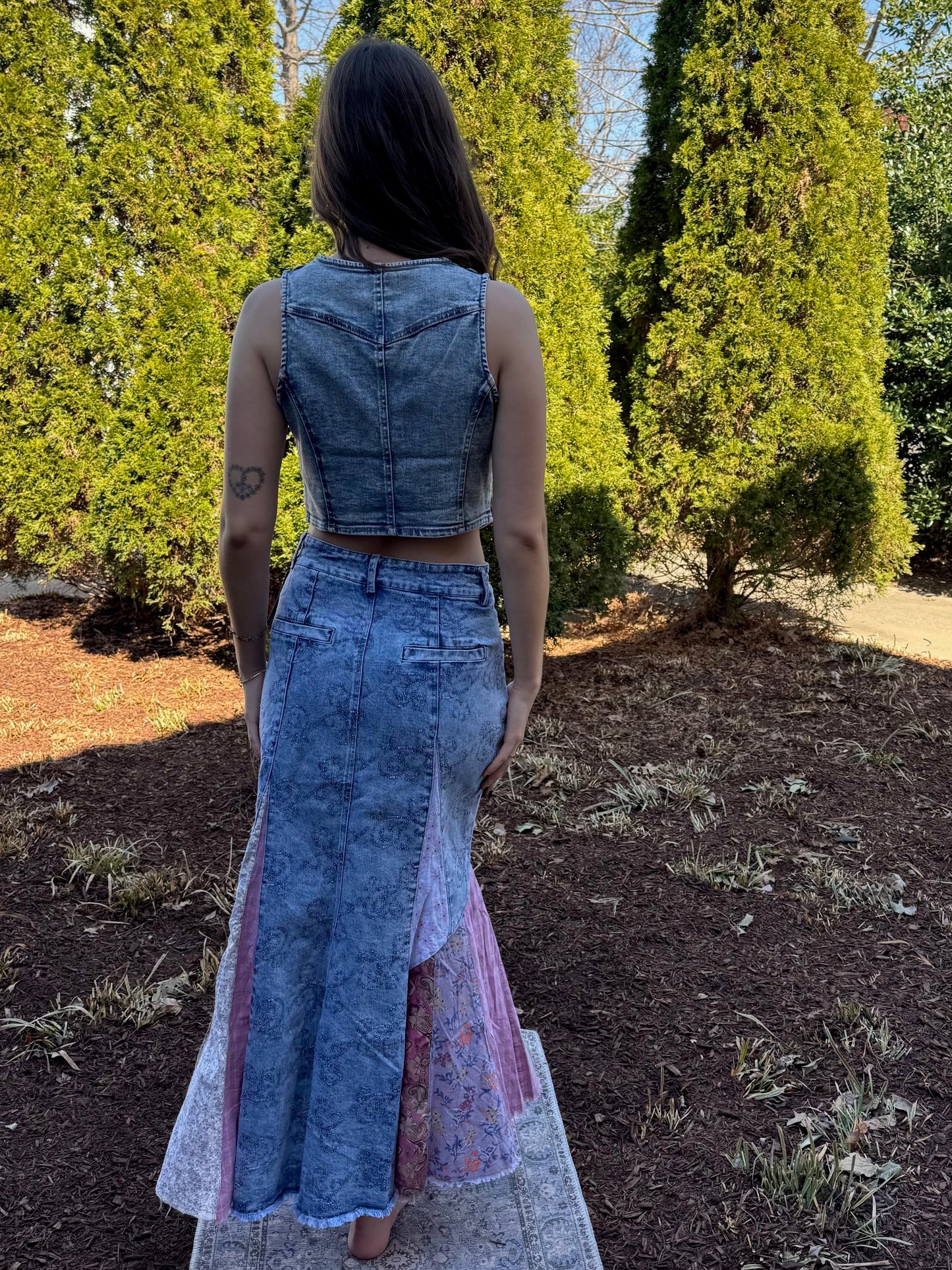 Magnolia Bliss Patch Skirt