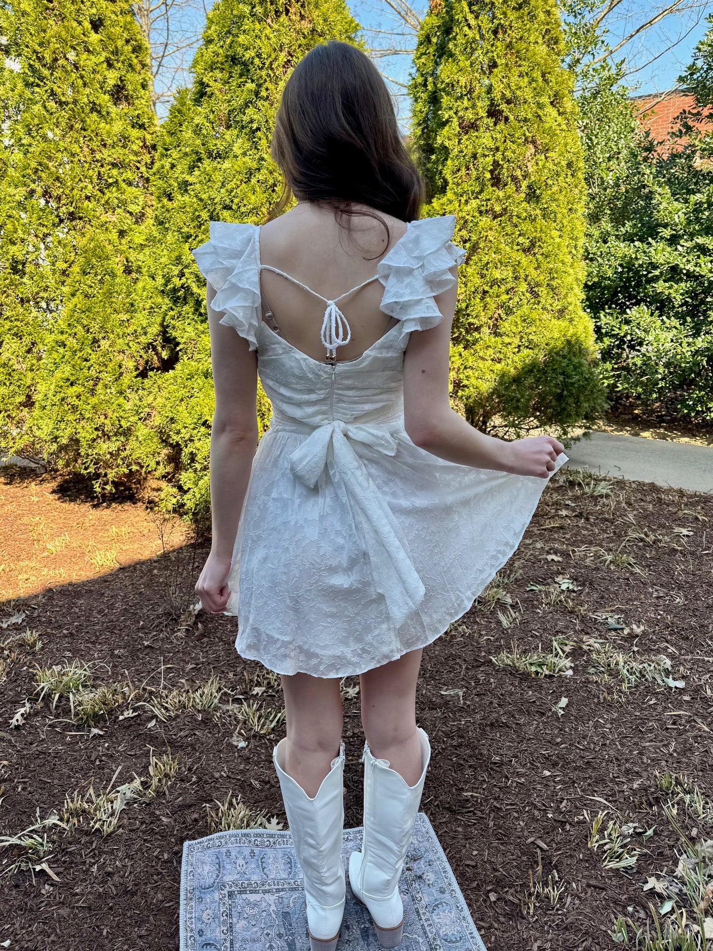 Ashtin Flutter Lace Dress