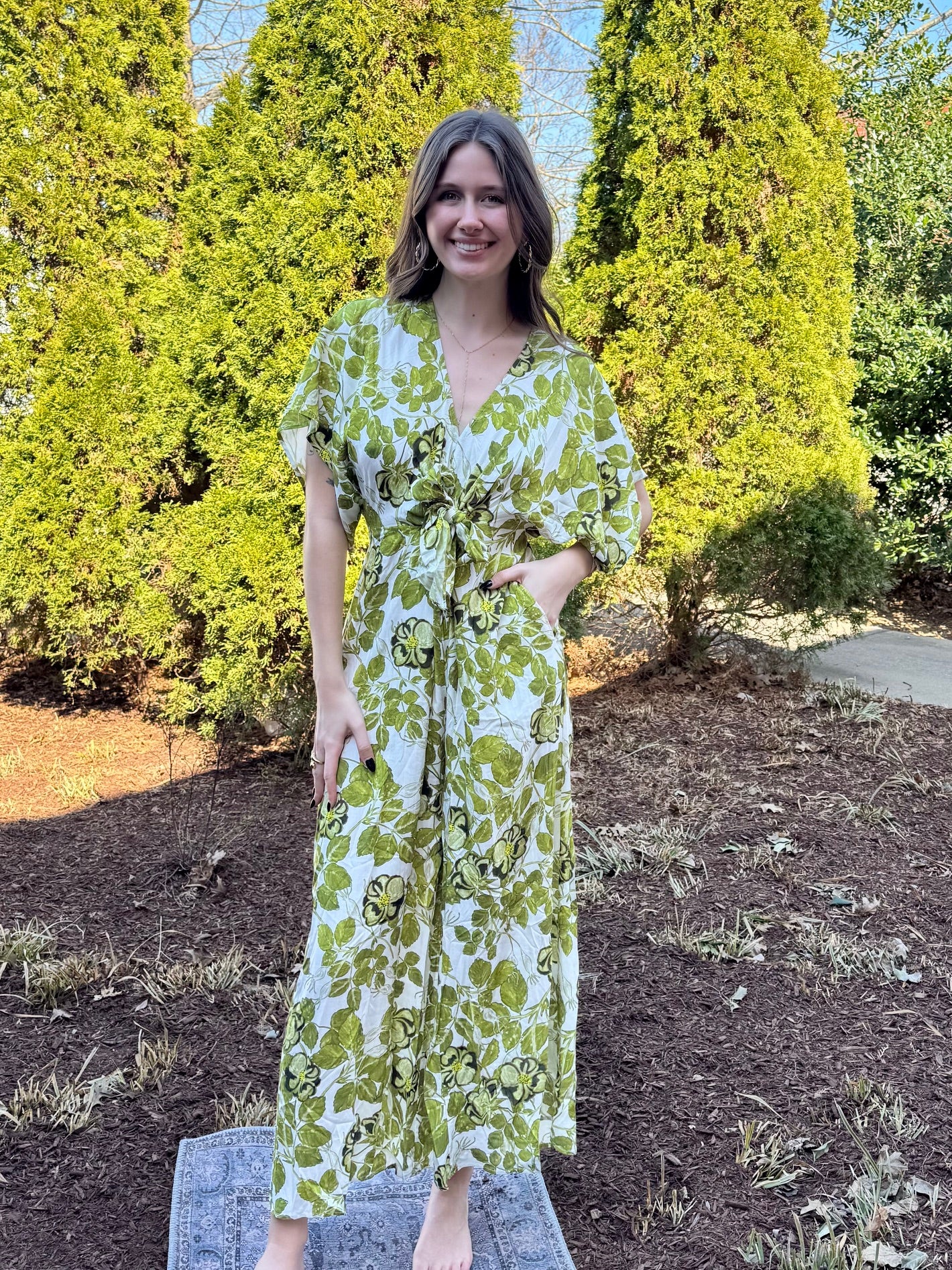Ivy Leafed Kimono Jumper