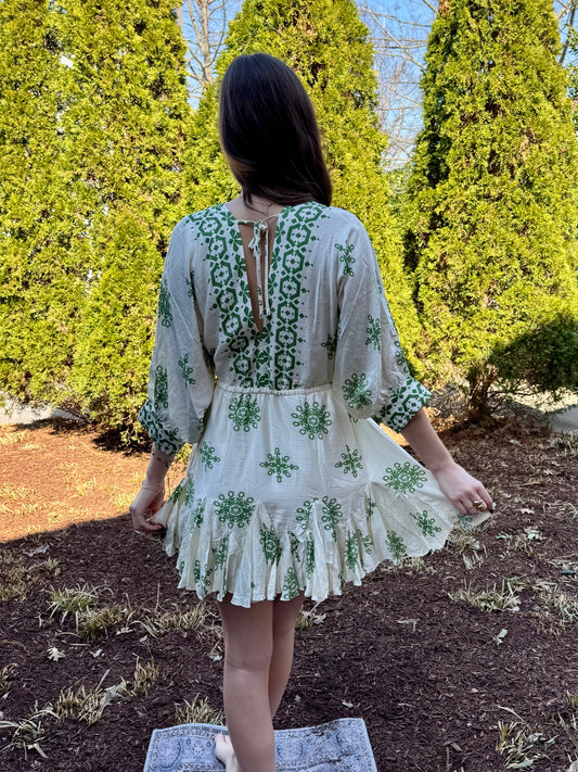 Savannah Fluted Dolman Dress