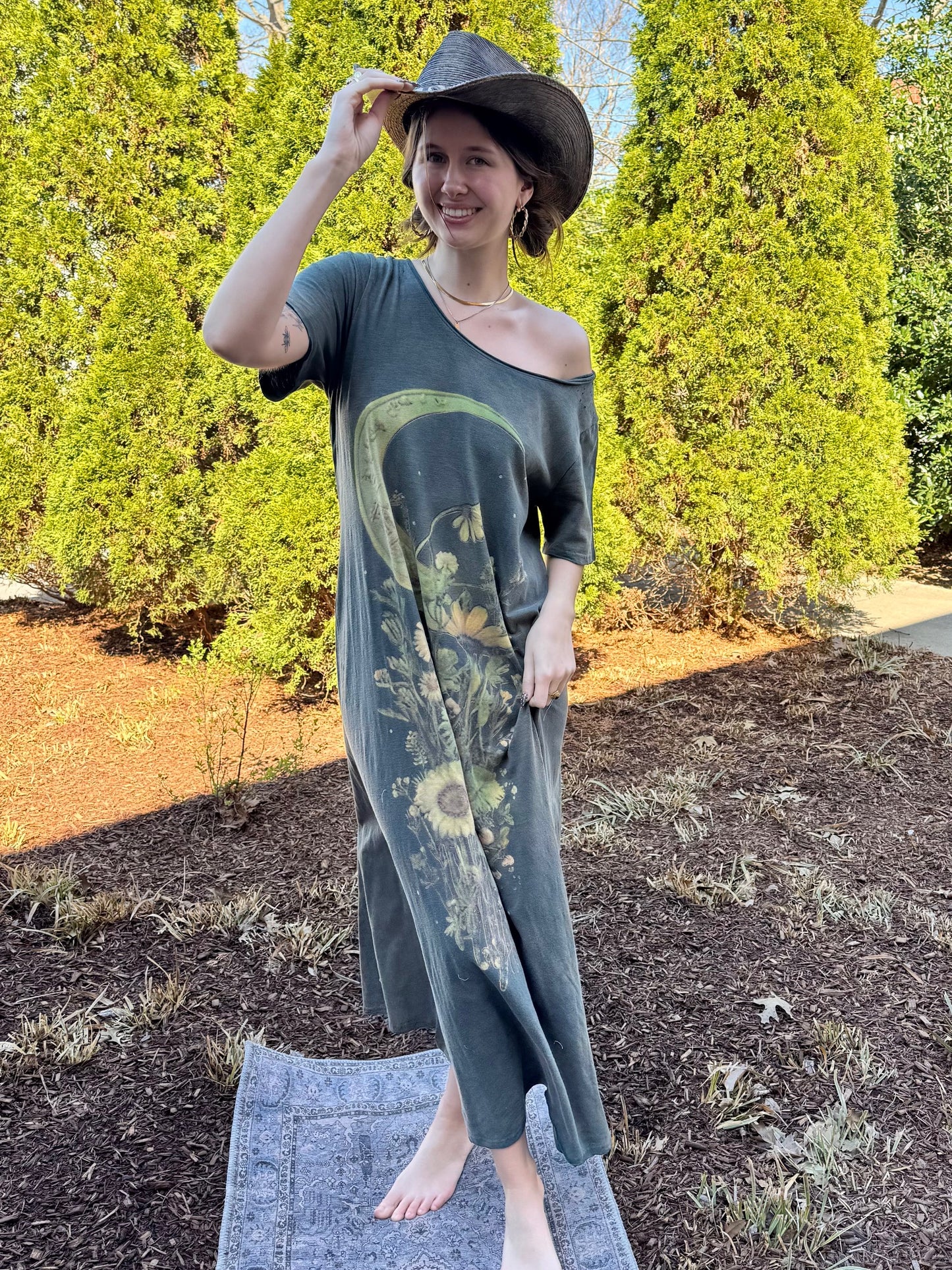Moon Flower Tee Dress