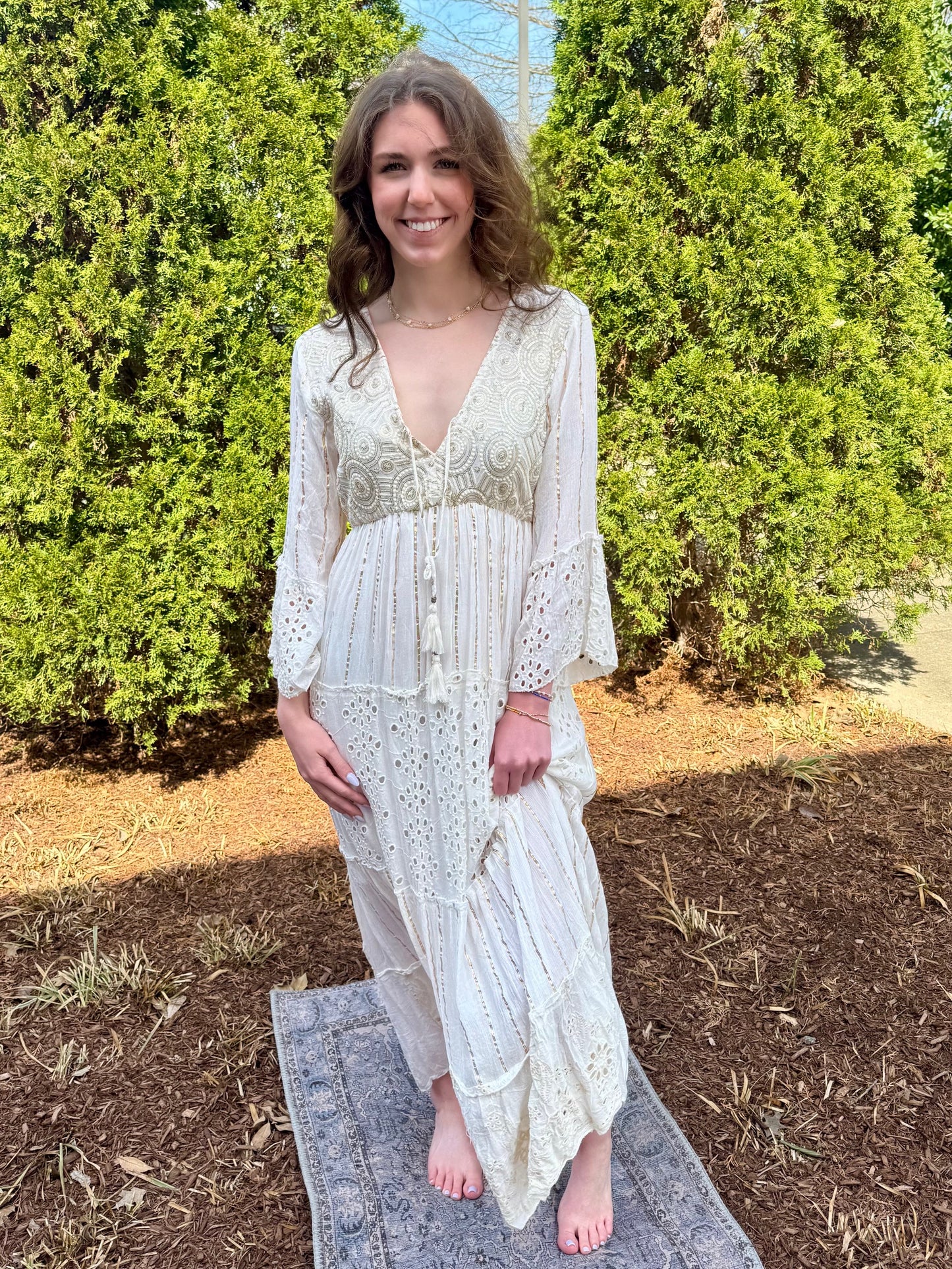 Indian Dreams Boho Maxi Dress