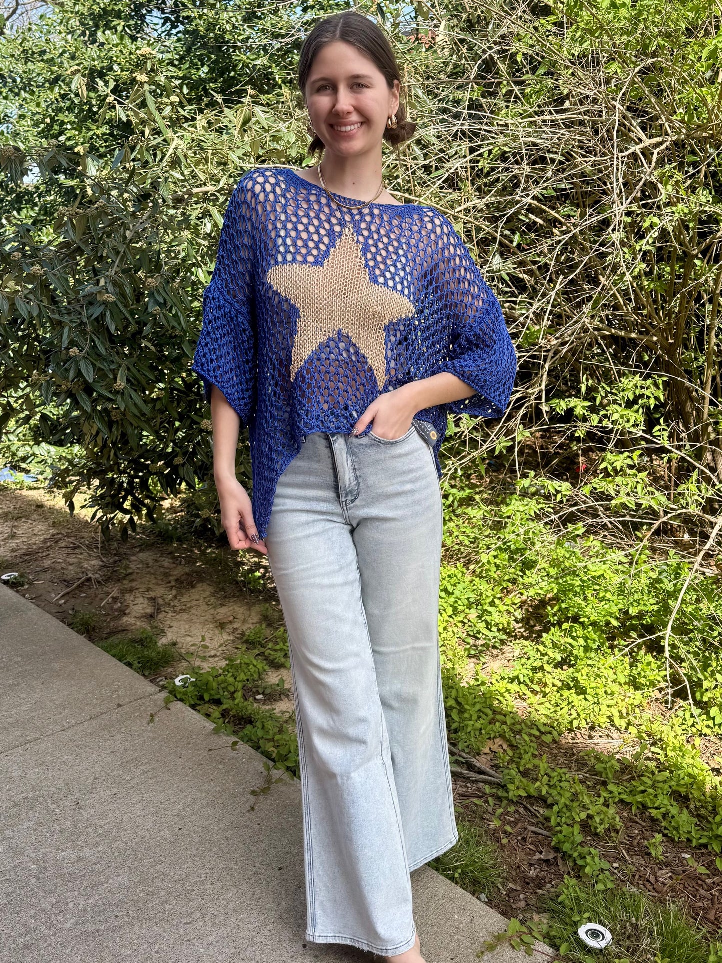 Crochet Star Sweater