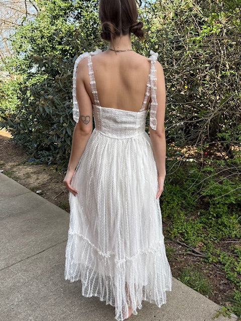 Genni Chiffon Tie Maxi Dress