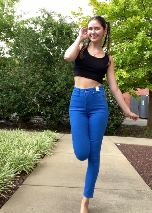 JB Cobalt Control Top Skinny