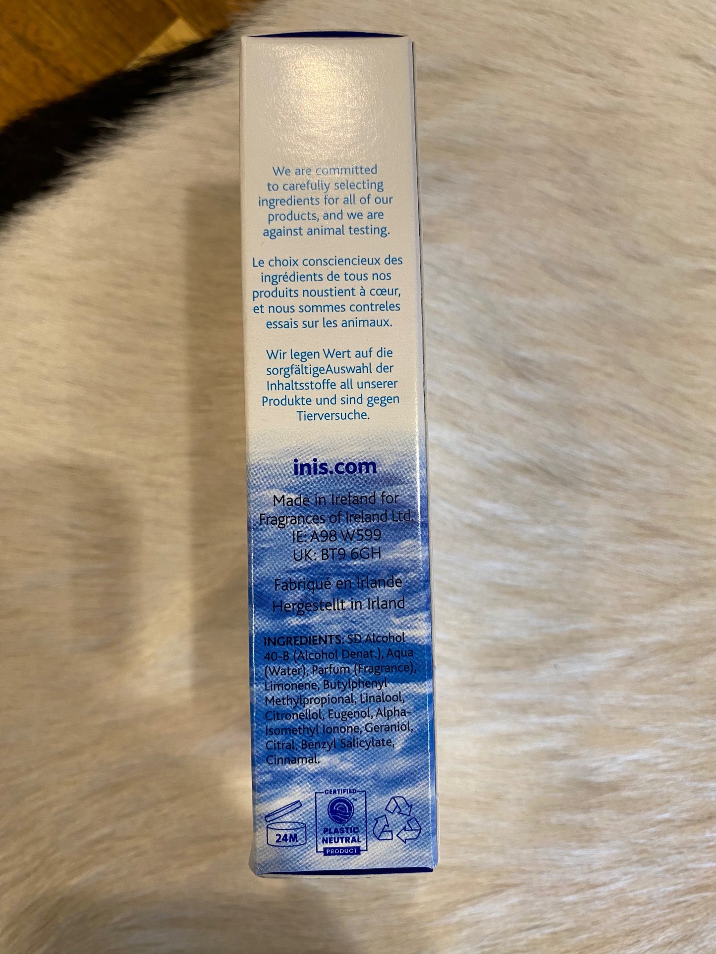 Inis Cologne Spray