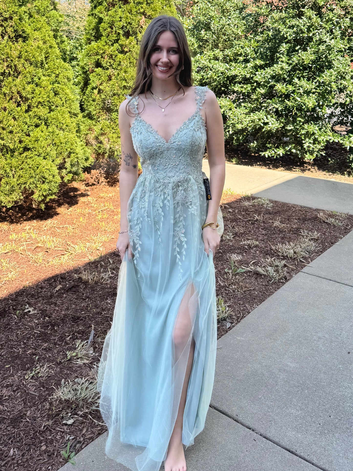 Summer Sage Formal Gown