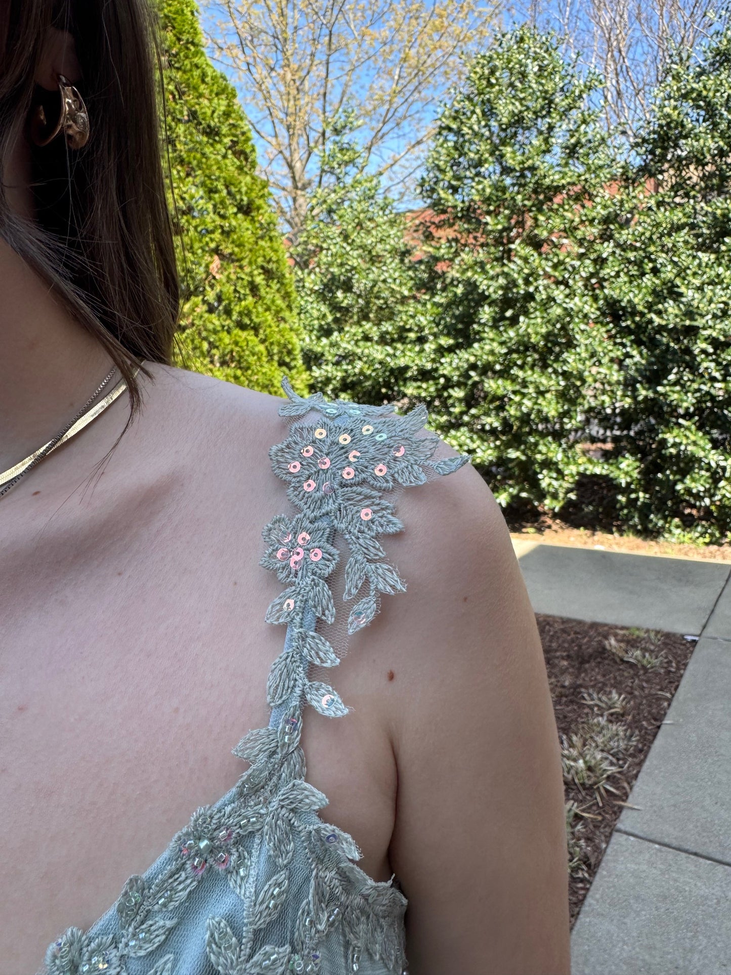 Summer Sage Formal Gown