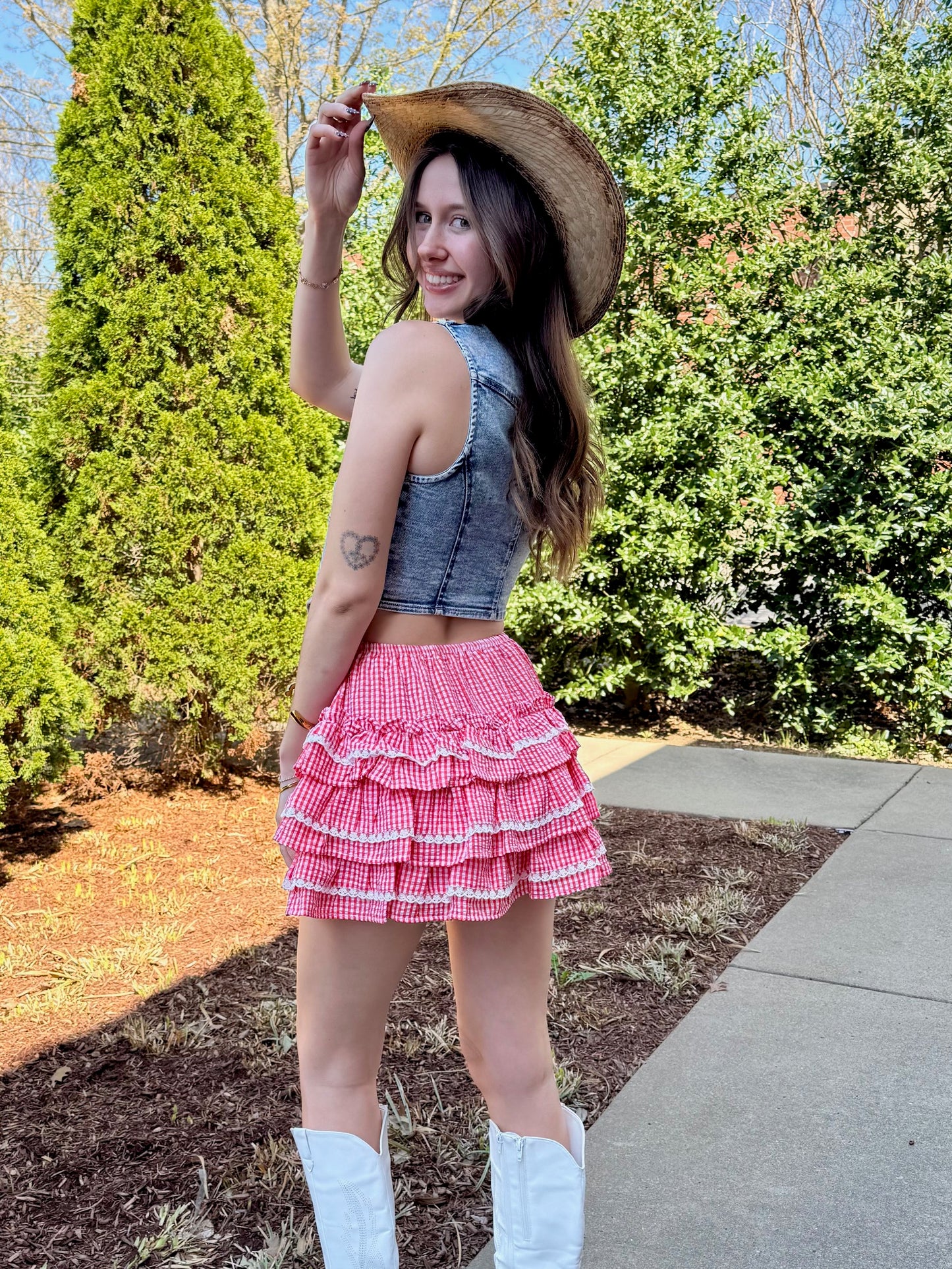 Mary-Ann Gingham Skirt