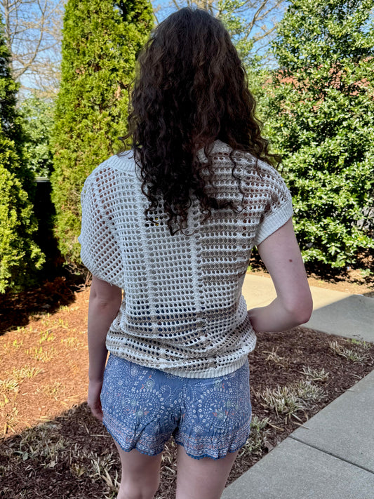 Beach Bound Crochet Sweater
