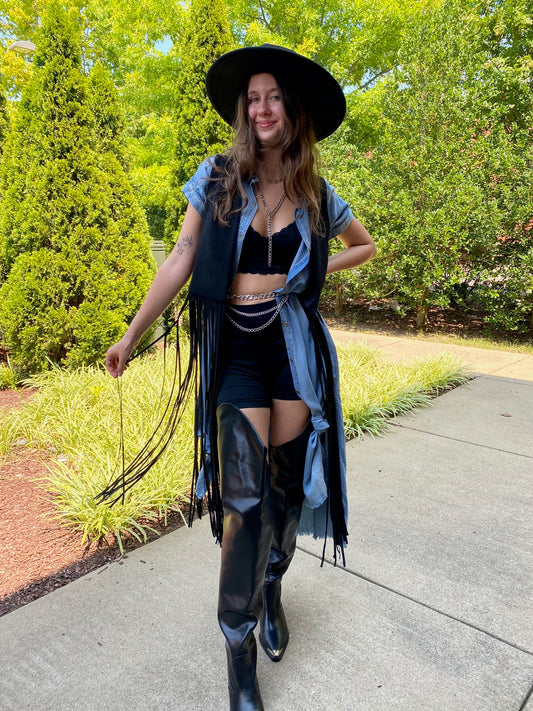 DOWN TOWN FRINGE VEST