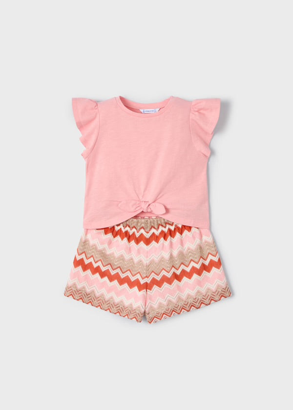 Lil Zig Zag Short Set