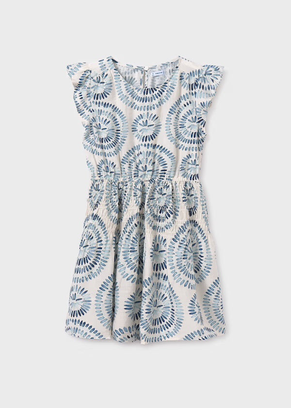 Lil Firework Smocked Dress
