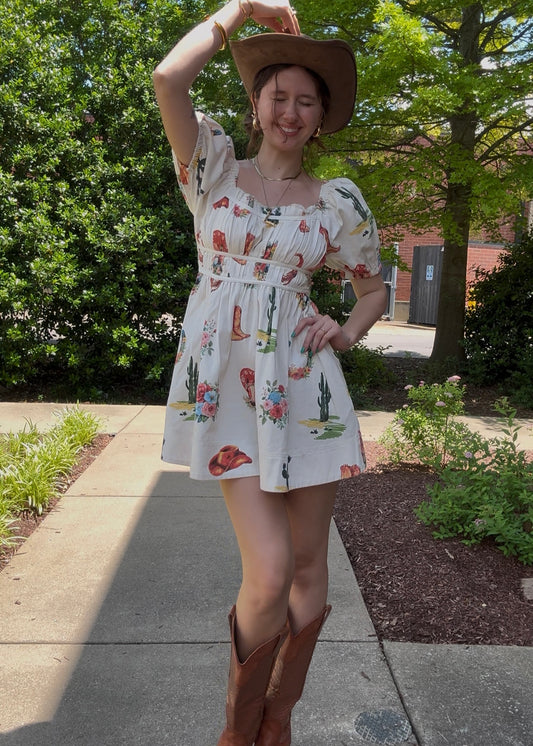 Cowgirl Babydoll Dress