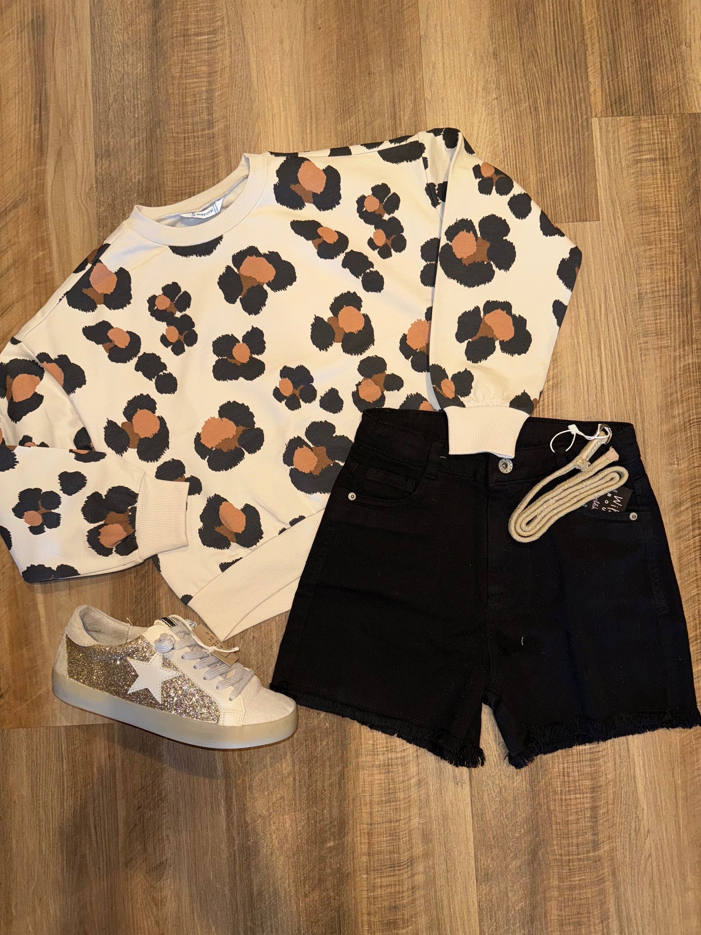 Lil Leopard Crewneck