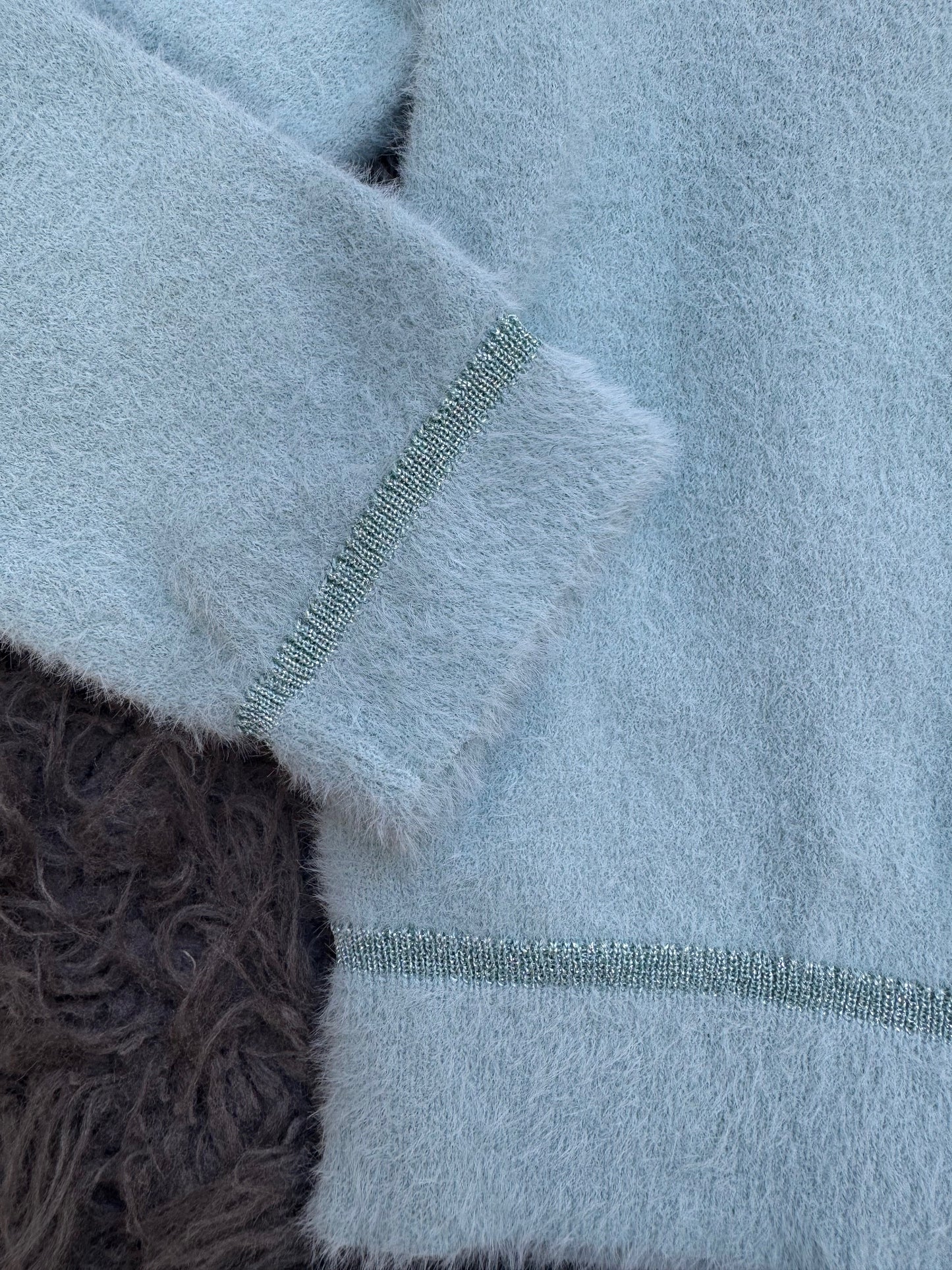 Lil Tinsel Fuzzy Sweater