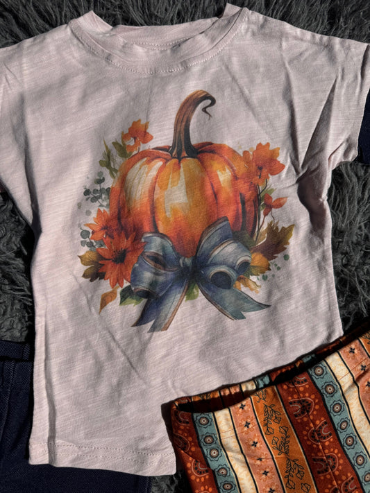 Lil Pumpkin Posy Tee