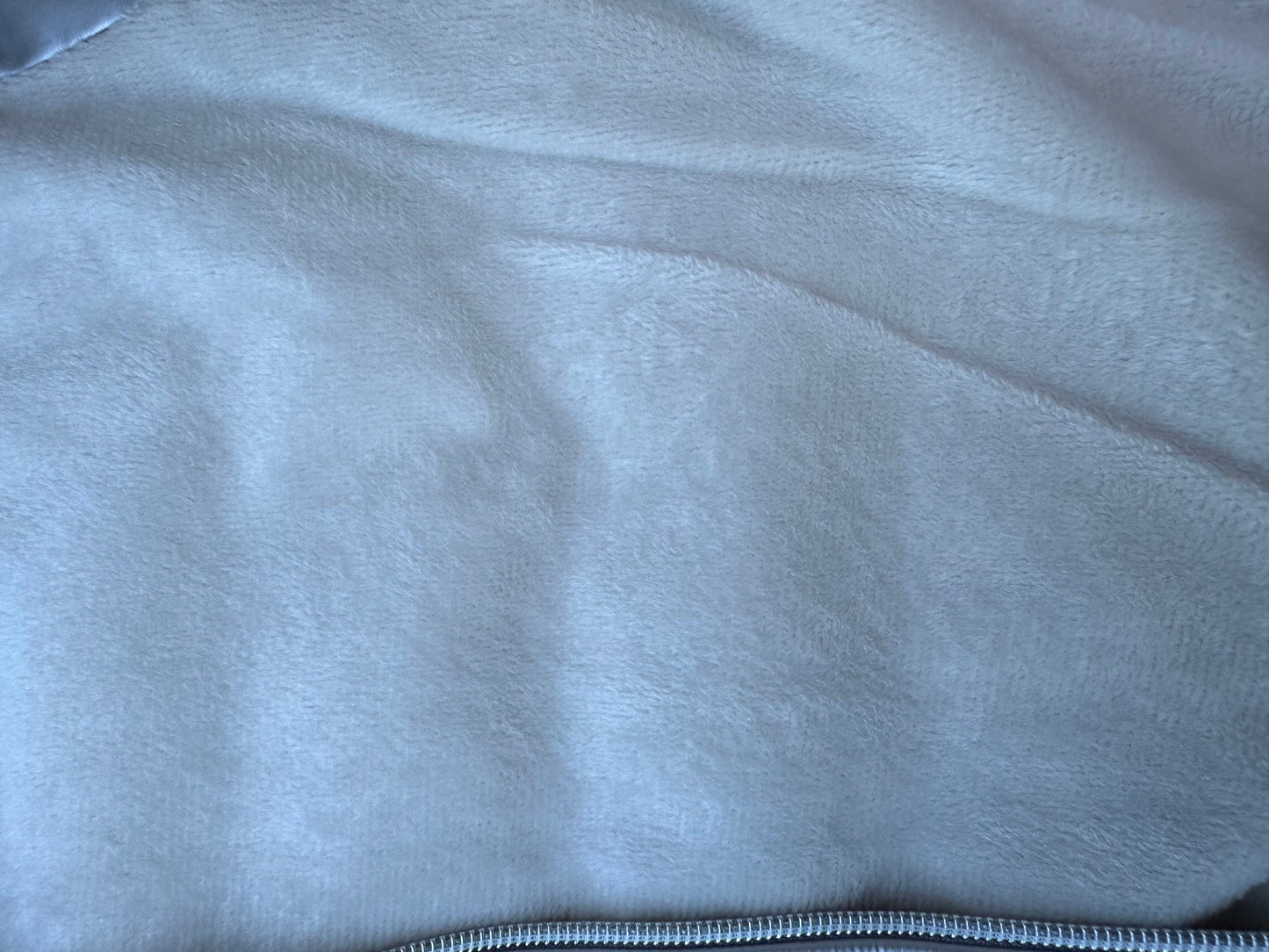 Lil Silver Puff Vest Hoodie