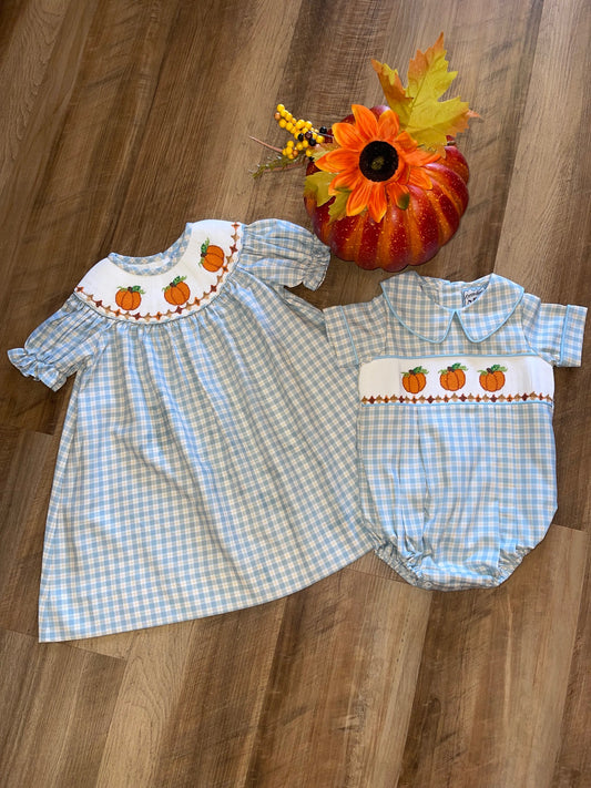 Pumpkin Smocked Bishop