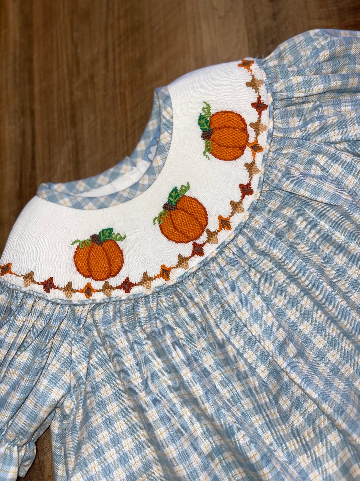 Pumpkin Smocked Bishop