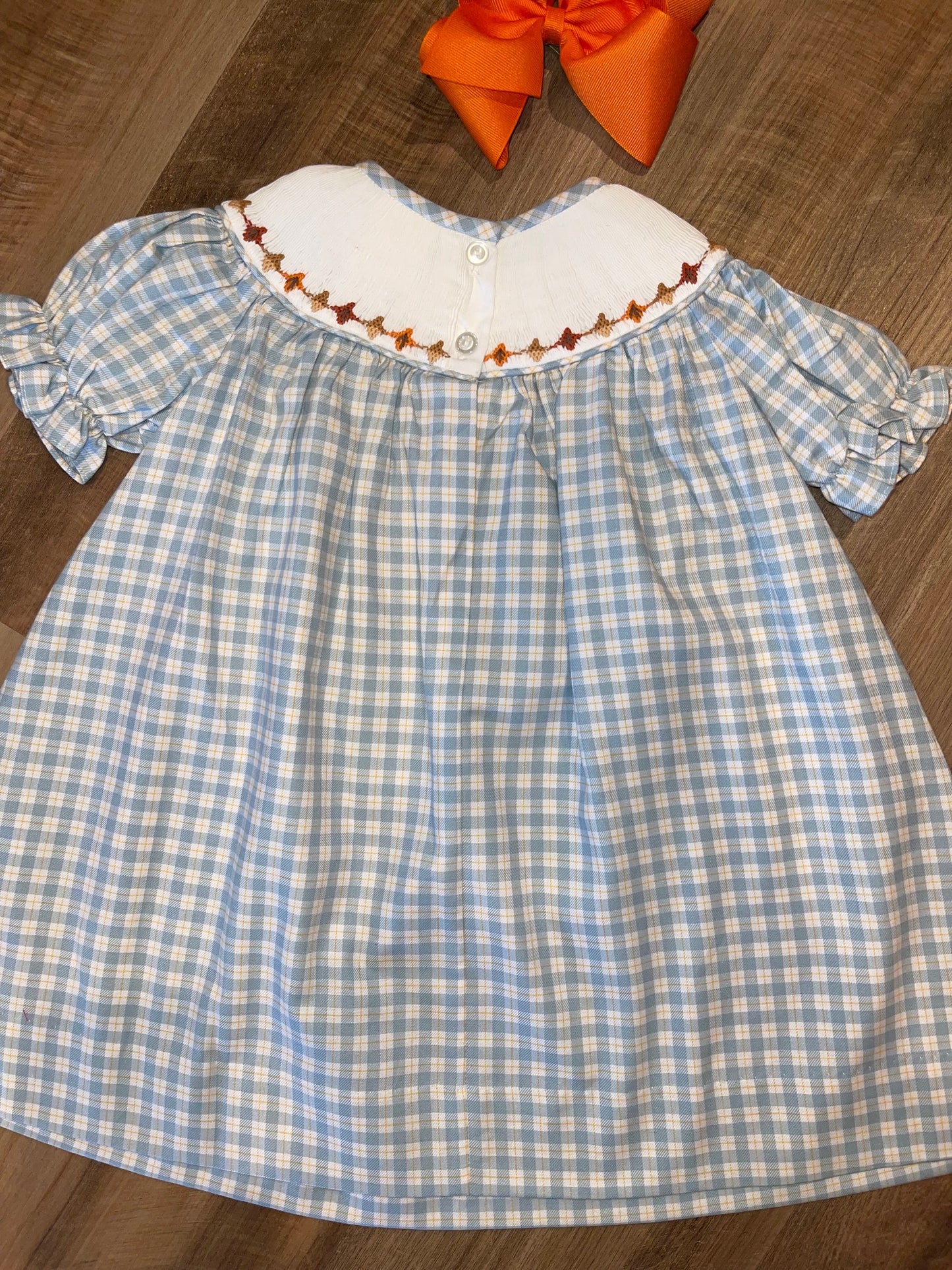 Pumpkin Smocked Bishop