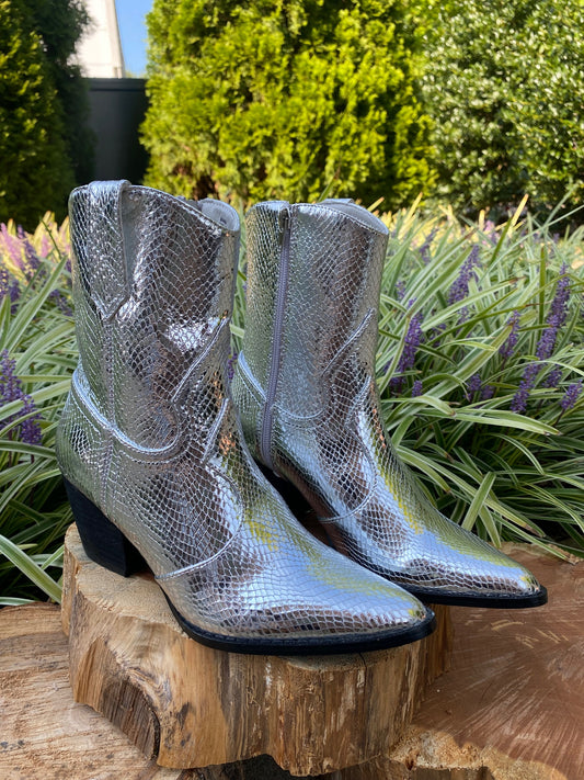 BAMBI BOOTIE -SILVER