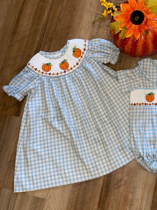 Pumpkin Smocked Bishop