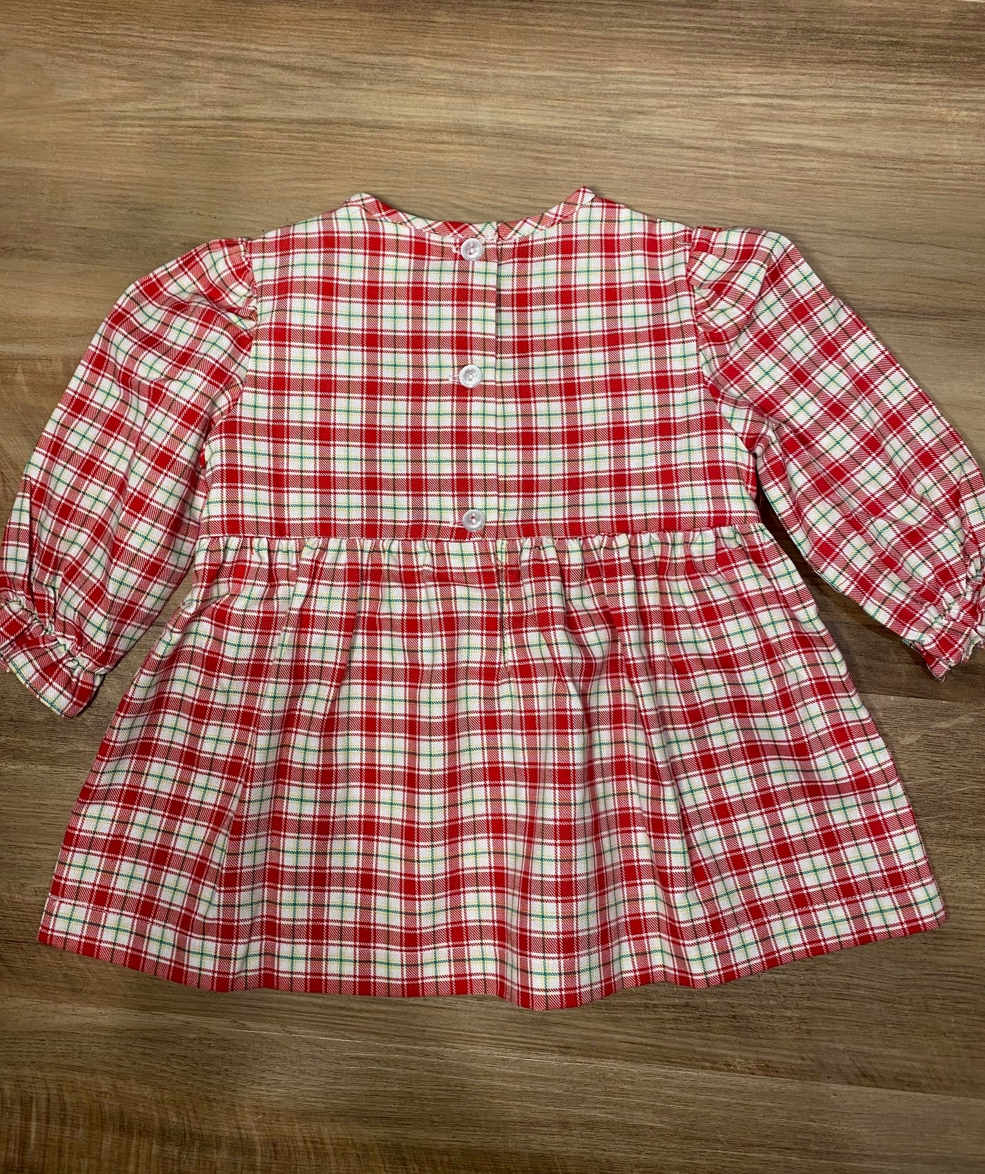 Lil Santa Smocked Bloomer Set