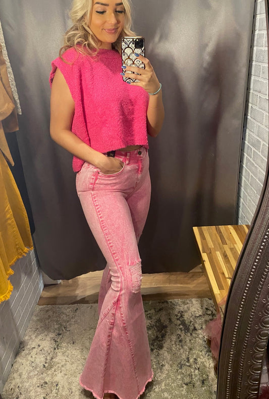 Seriously Pink Flares