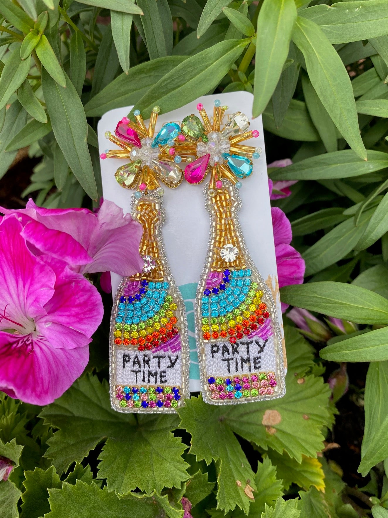 Lets Party Bottle Earring