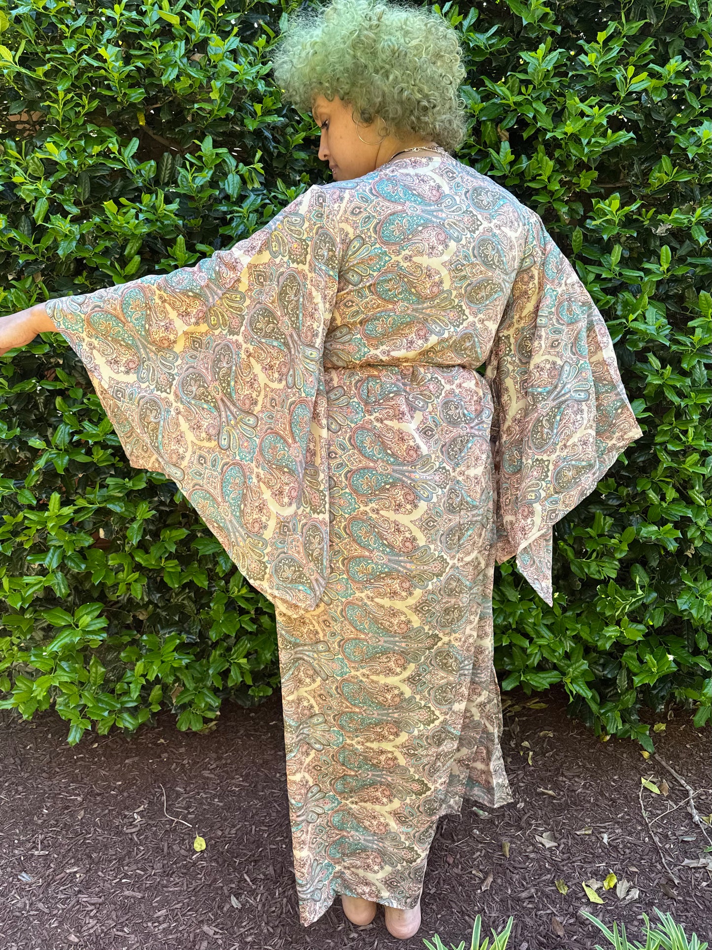 Faye Sari Golden Dress
