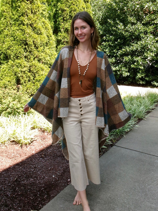 Buttonfly Wide Leg Crop