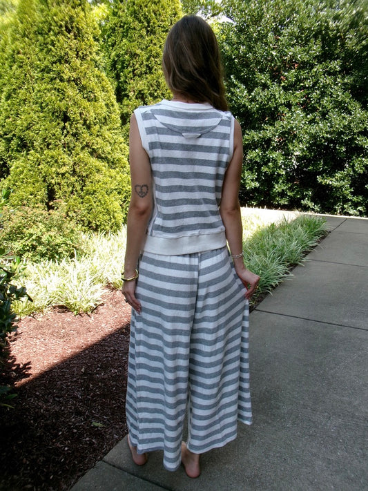Terri Striped Pant Set