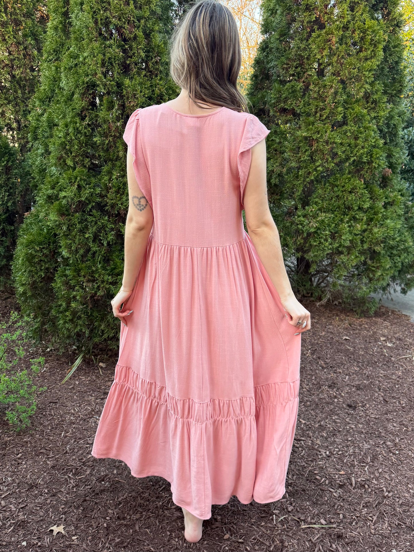 Auden Blush Midi Dress
