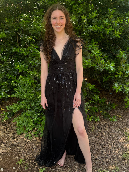 Midnight Shimmer Gown