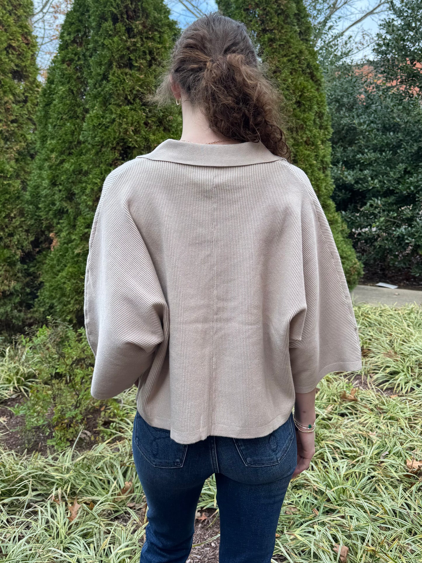 Nessa Ribbed Fall Tee