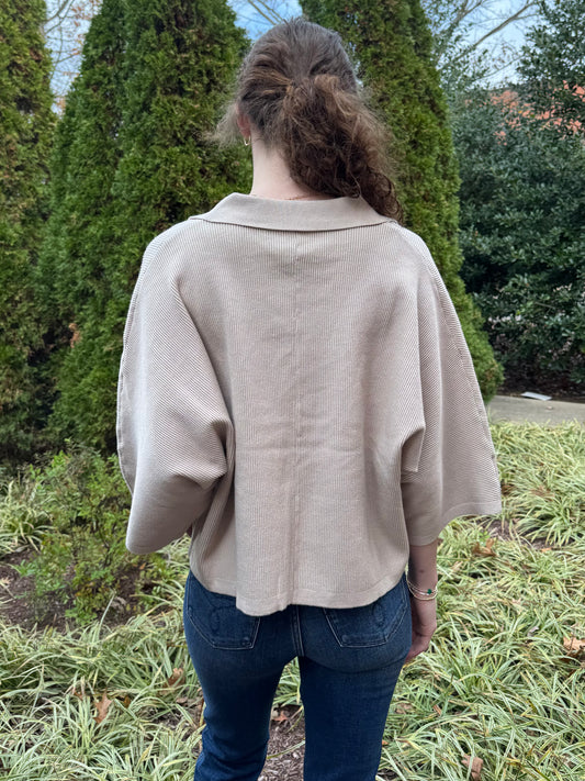 Nessa Ribbed Fall Tee