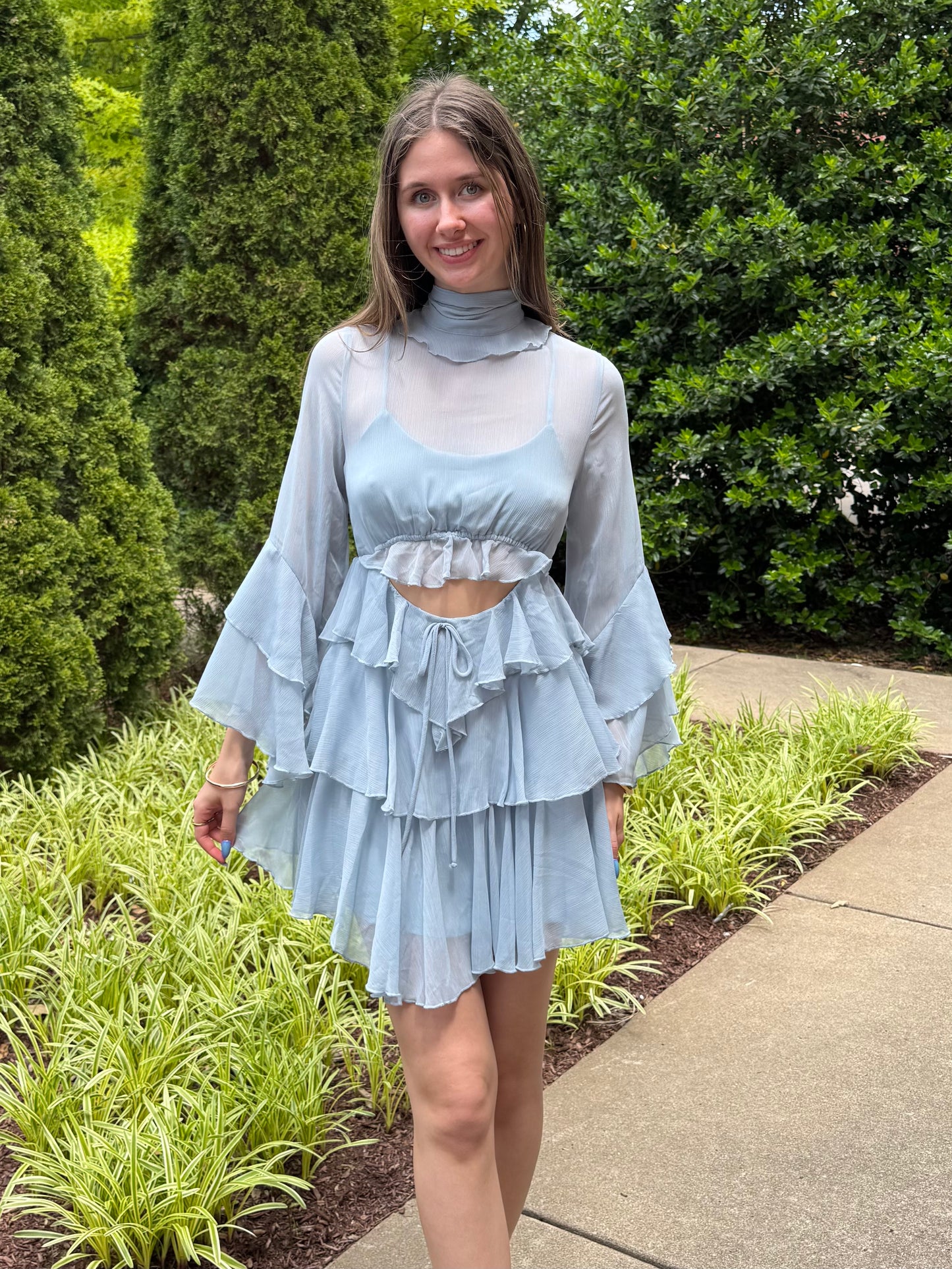 Venessa Chiffon Layered Dress