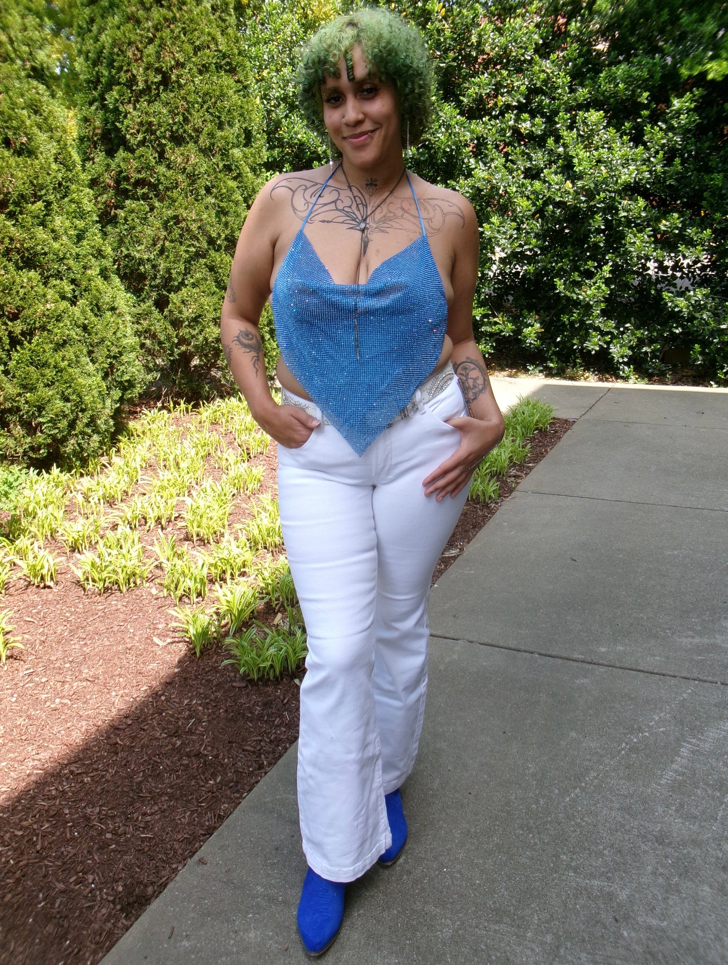 Sparkle & Spice Halter Tank