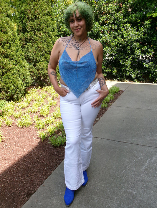 Sparkle & Spice Halter Tank
