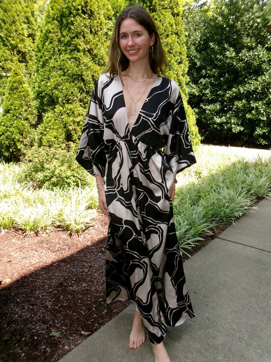 Sahara Geo Maxi Dress
