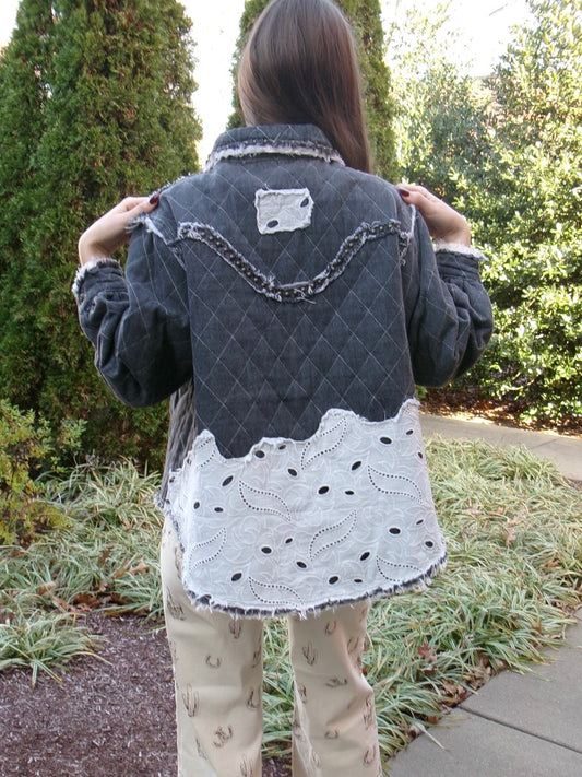 Beth Studded Quilted Jacket